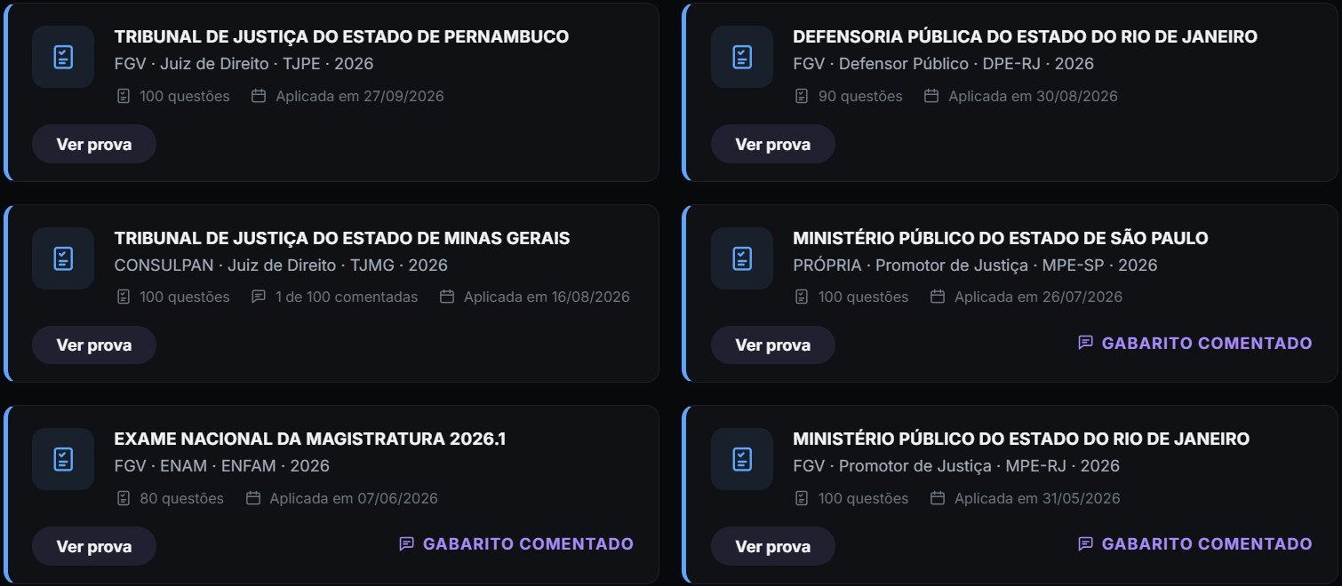 Provas anteriores com gabarito comentado