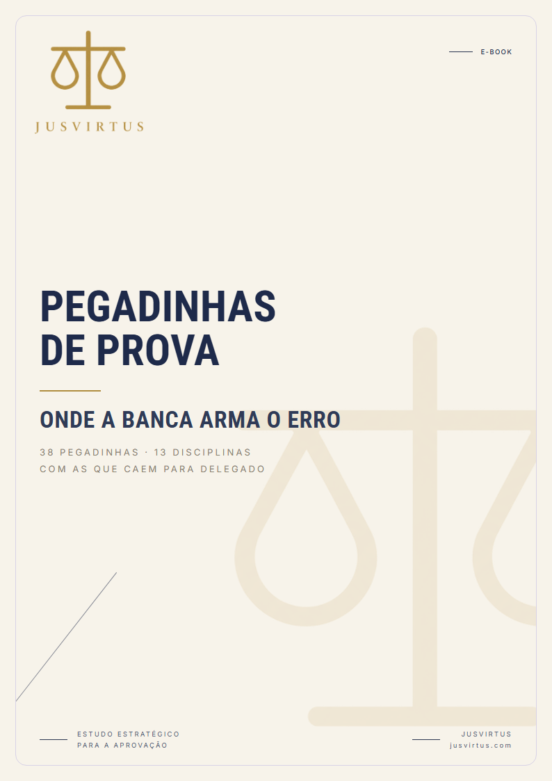 Capa do e-book Pegadinhas de prova